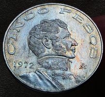 MEXICO 5 PESOS 1972