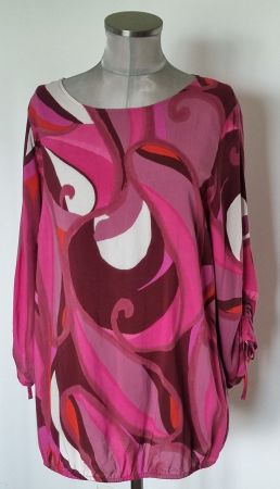 40 M CARTOON by BETTY BARCLAY leichte Tunika Bluse Viskose