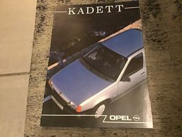 Opel Kadett E Verkaufsprospekt März 1989 34 Seiten Top