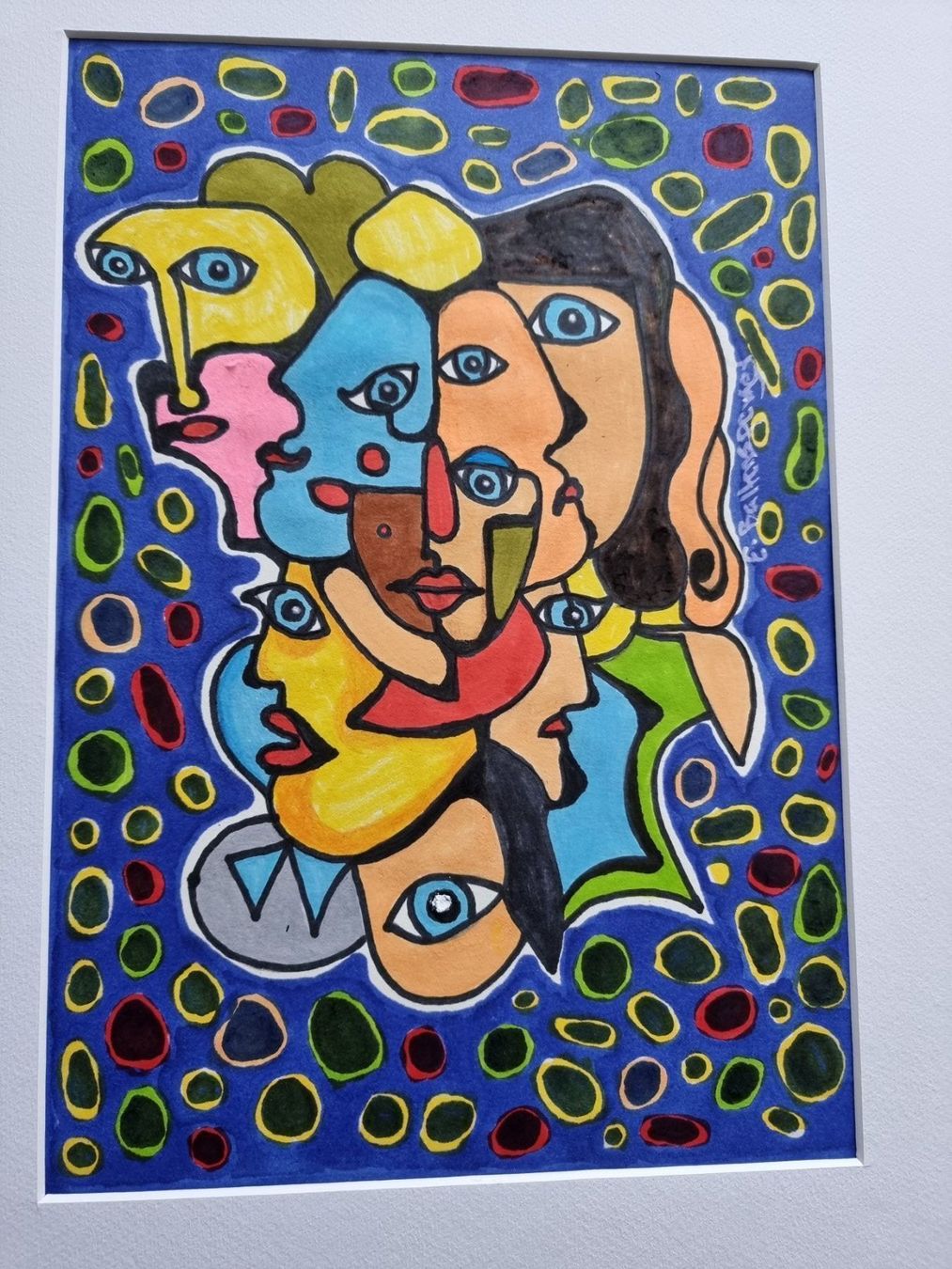 Dipinti: Edgar Baltensperger ORIGINAL  MISCHTECHNIK ACRYL SIGNIERT – Usato da Gersau venduto da grafik-kunst
