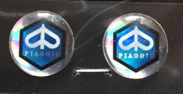 Piaggio Vespa 3D Aufkleber Sticker 12mm (2 Stk pro Set)