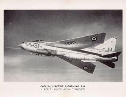 English Electric Lightning F.IA - 2 Rolls Royce Avon Turboje