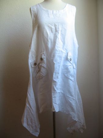 Belle robe-tunique en lin en taille 42CH!