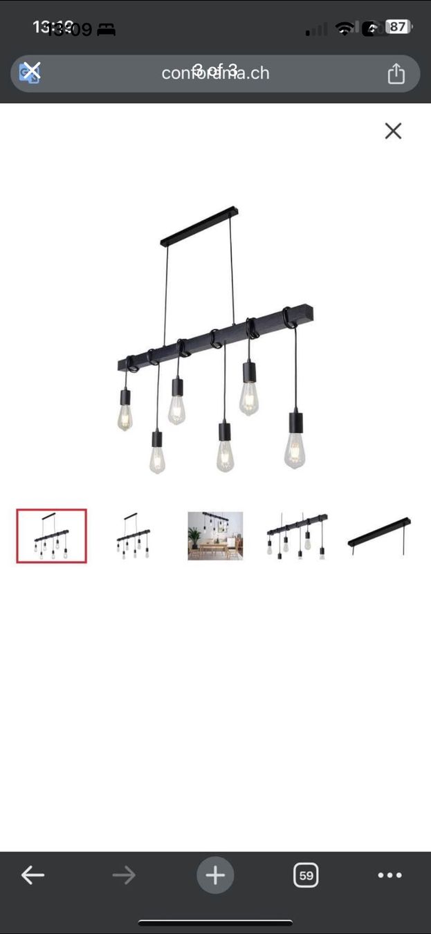 Conforama Lampade: Industrial Hängelampe – Usato da Maschwanden venduto da rus_2fmz 2
