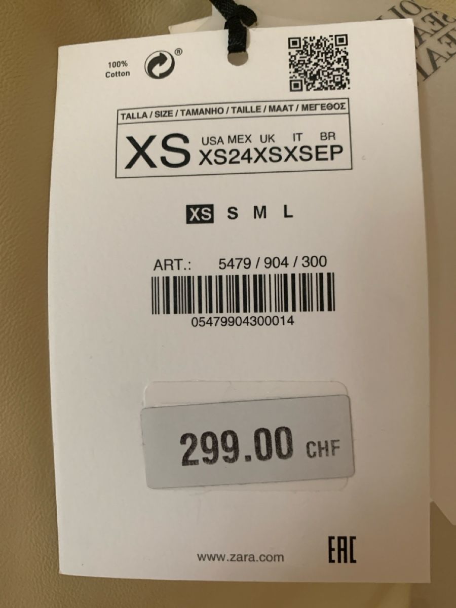 Zara Röcke: ZARA Rock beige Grösse XS echtes Leder – Neu (gemäss Beschreibung) aus Greifensee von GMS_CH 1