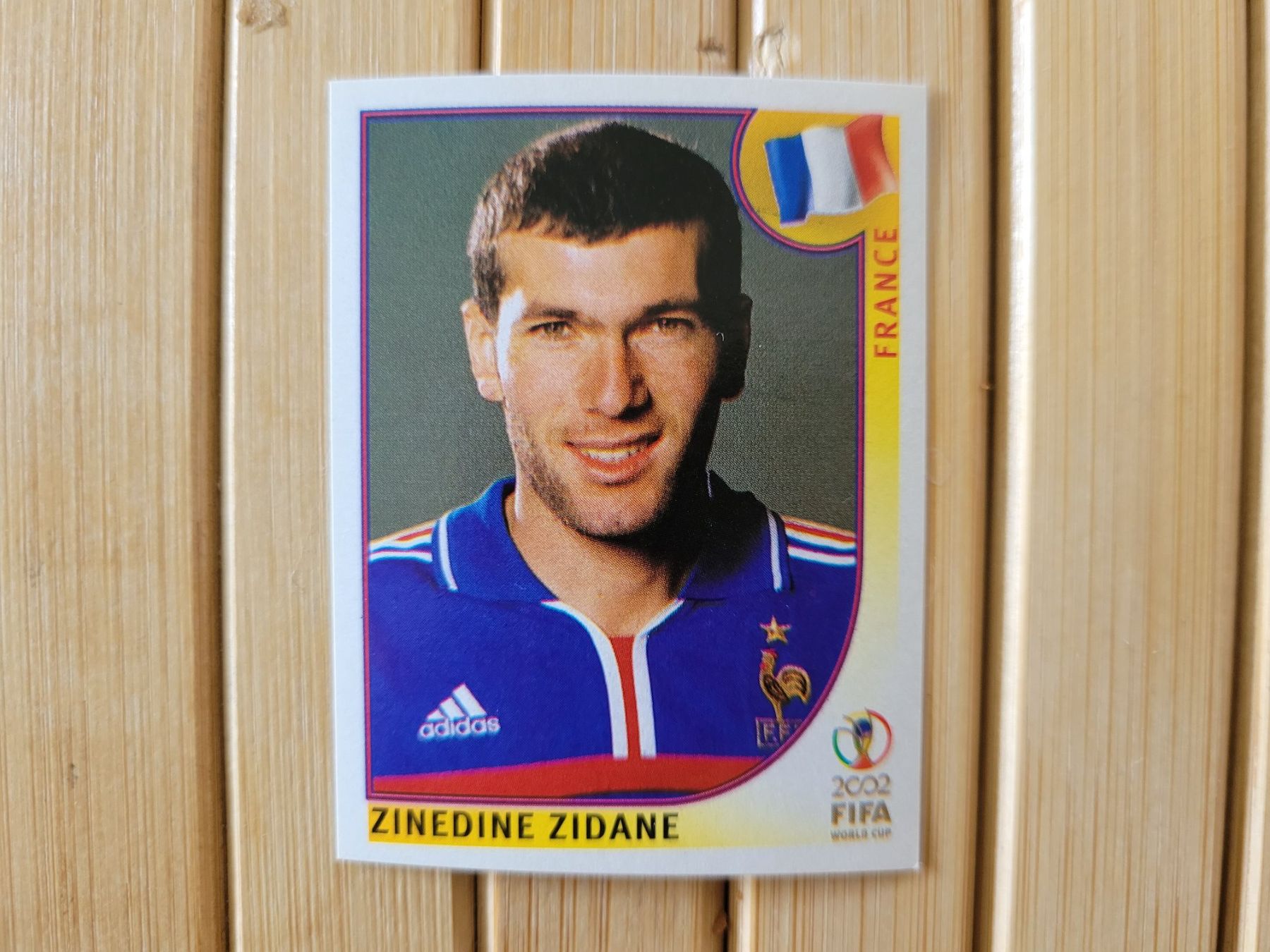 Zinedine Zidane Panini Fifa WM 2002 Sticker Nr.38 Top! (Neu (gemäss ...