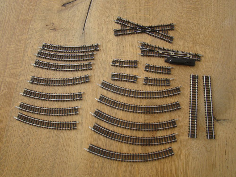 Lot De Rails Anciens échelle 0 - Joustra - Pour Train Miniature
