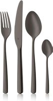 Boston Besteck-Set, 24-teilig für 6 Personen in Dark