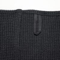 2 grosse 100% Leinen-Badetücher – black