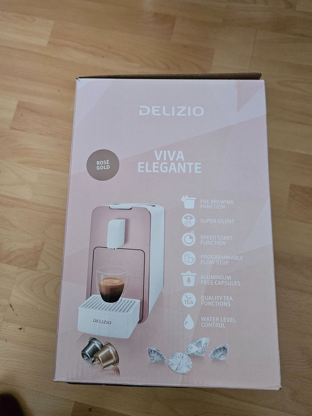 Delizio Macchine per caffè & Macchine per espresso: DELIZIO VIVA Elegante ROSE GOLD – Usato da Aesch BL venduto da Chrutli1 2