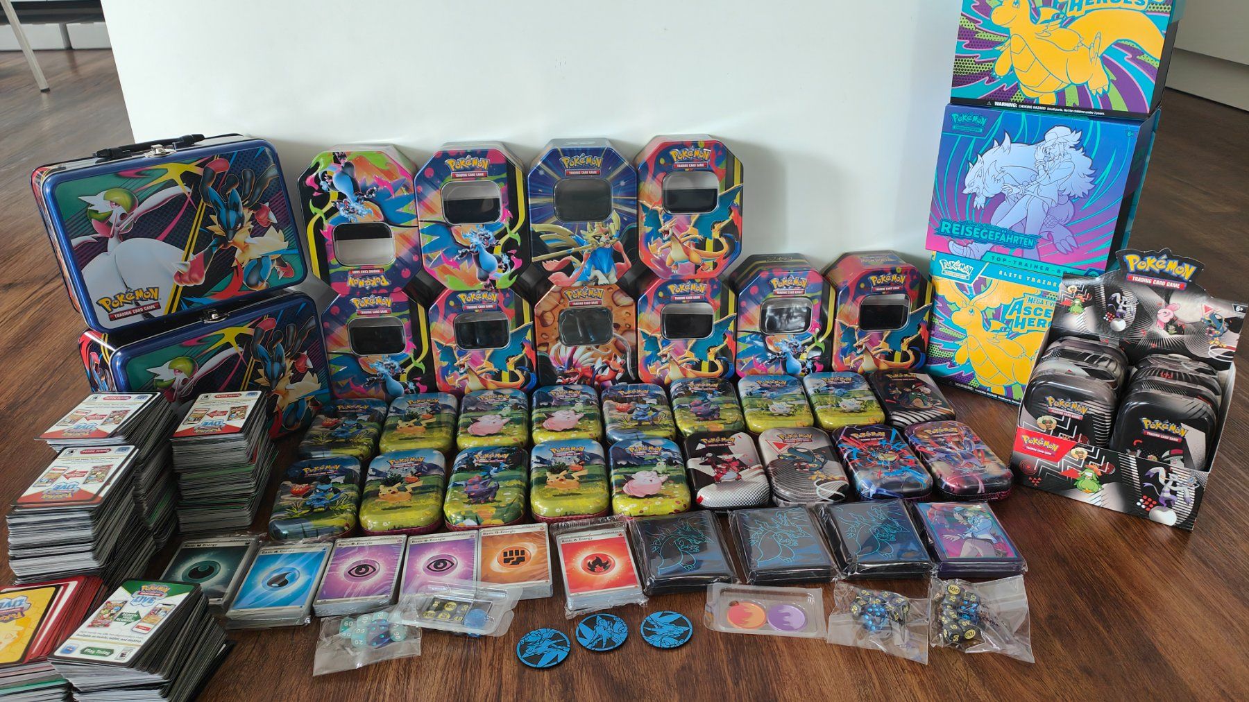 Pokémon Carte collezionabili: Pokemon leere Aufbewahrungsboxen / Tin / Codekarten – Usato da Suhr venduto da kingj01