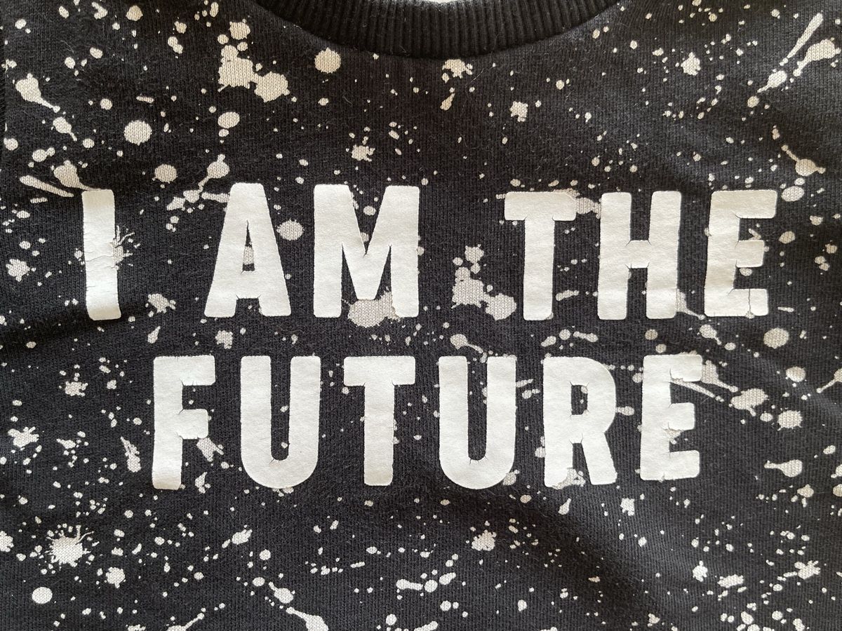 C&A Pullover & Sweatshirts: Pullover Gr. 80 - "I am the Future", C&A – Gebraucht aus Hirzel von carta9 2