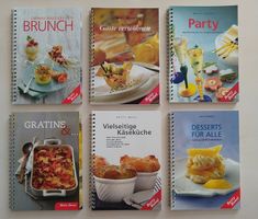 6 Betty Bossi Bücher Brunch Gäste Party Gratins Käse Dessert