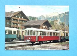 Gstaad - Bahnhof Montreux-Oberland  MOB - Eisenbahn