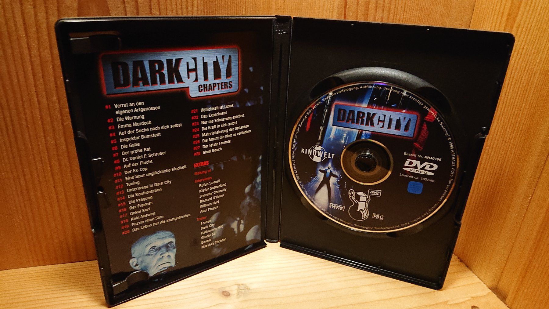 Tutti i DVDs: DARK CITY DVD mit Rufus Sewell – Usato da Wilderswil venduto da Exebub 2