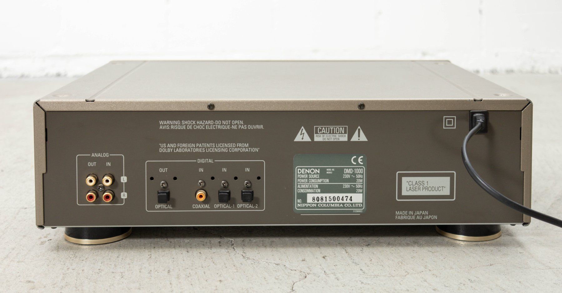 Denon Registratori: Denon DMD-1000 Minidisc Recorder – Usato da Zürich venduto da ZuercherBrockenhaus 6