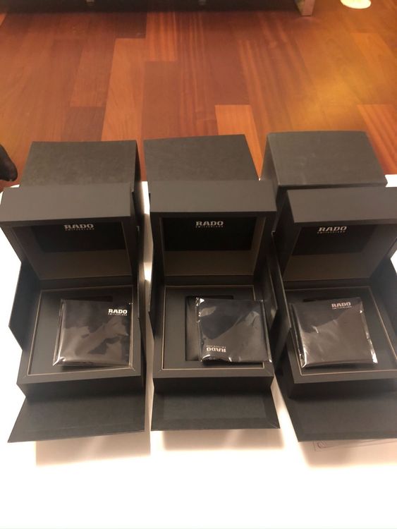 Rado Uhren Box 3 Stück ab. 1.- CHF (Neu (gemäss Beschreibung)) in für ...