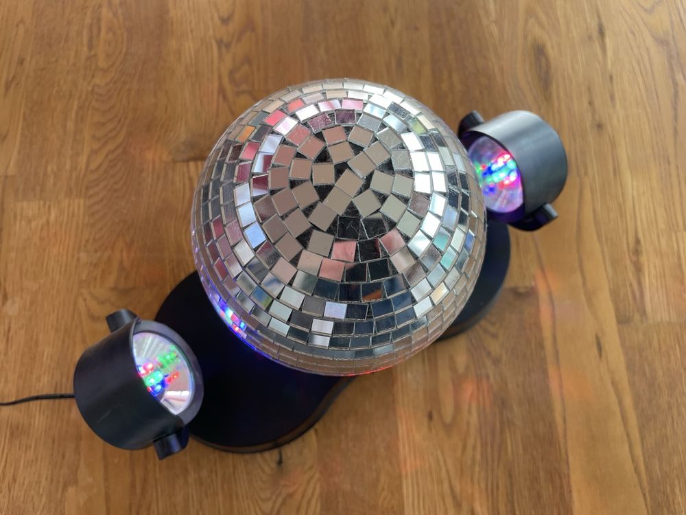 Mini-Disco-Kugel mit Lichteffekten, super für die Party 🎉 (Gebraucht ...