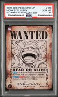 ONE PIECE PSA 10 - Monkey D. Luffy Wanted Alt Art