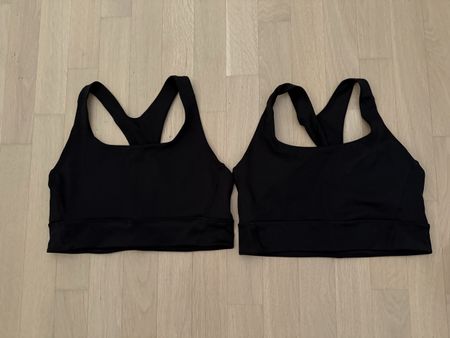 H&M Move Sport BHs, Schwarz, Doppelpack, Grösse L