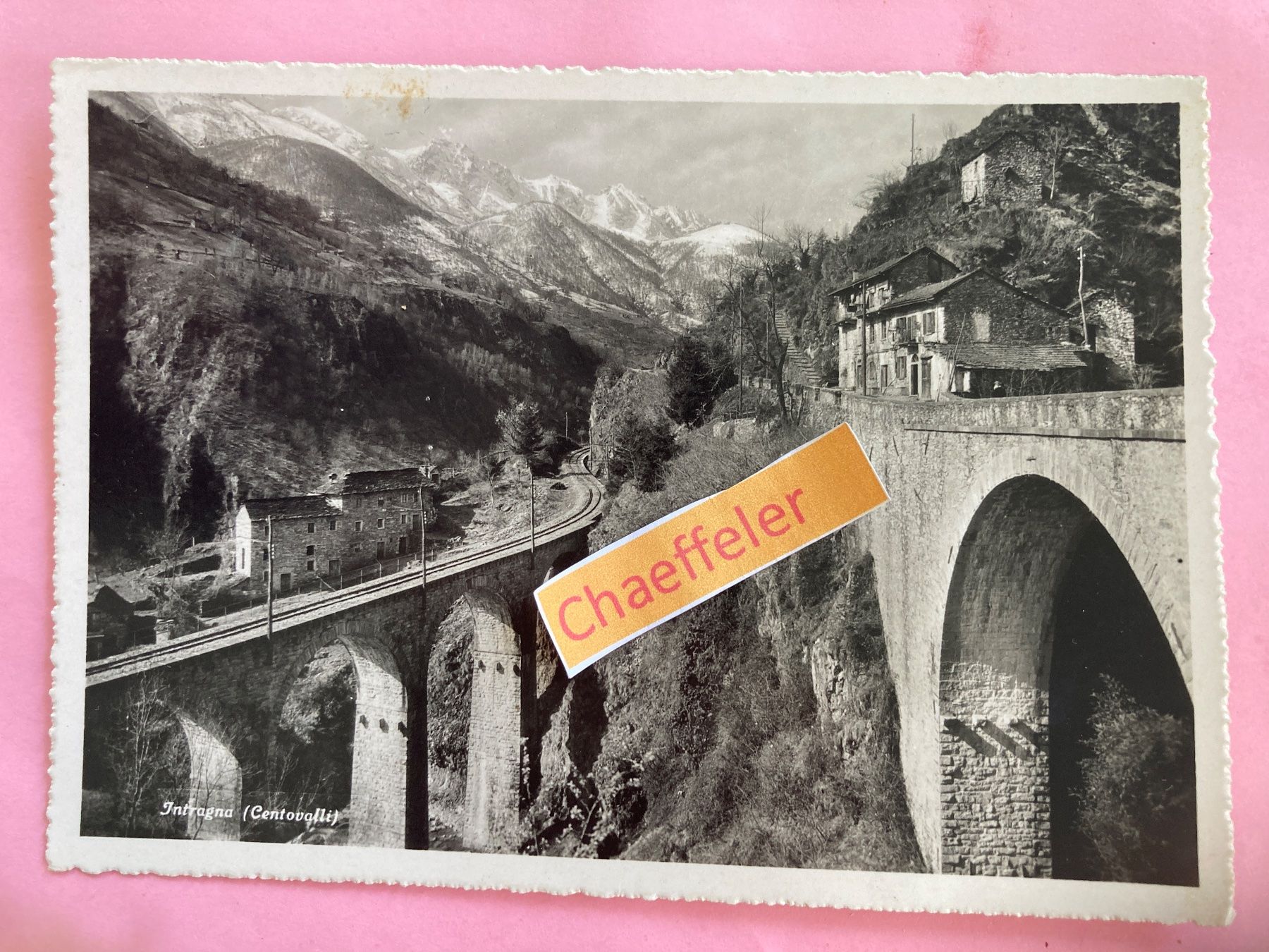 Ansichtskarten: 1948 Jntragna (Centovalli) – Gebraucht aus Zürich von Chaeffeler