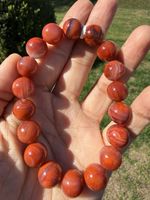 Nanhong South Red Agate/Achat Armband