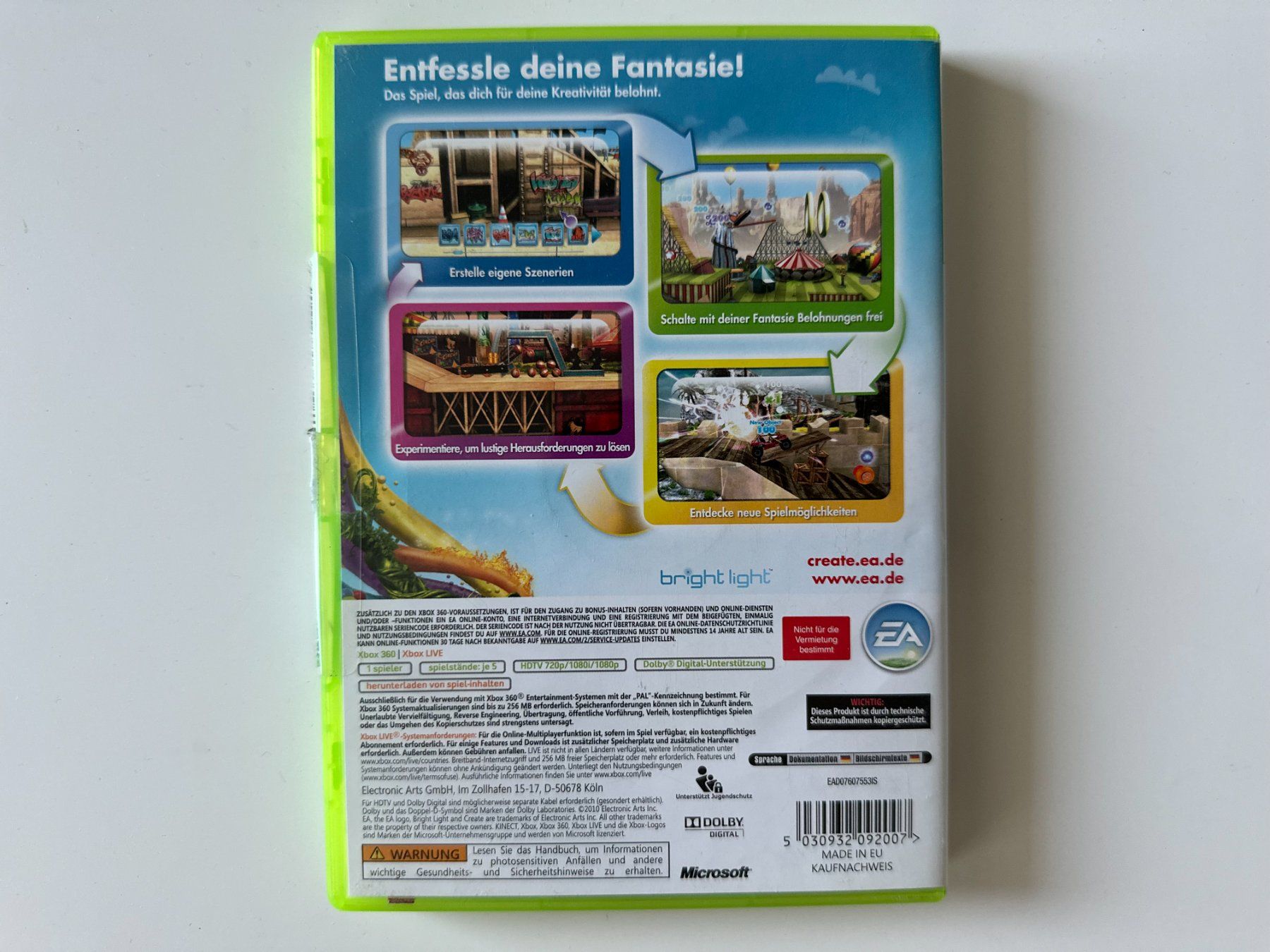 Microsoft Spiele: Create, Xbox 360 – Neu (gemäss Beschreibung) aus Couvet von Aura_aura 2