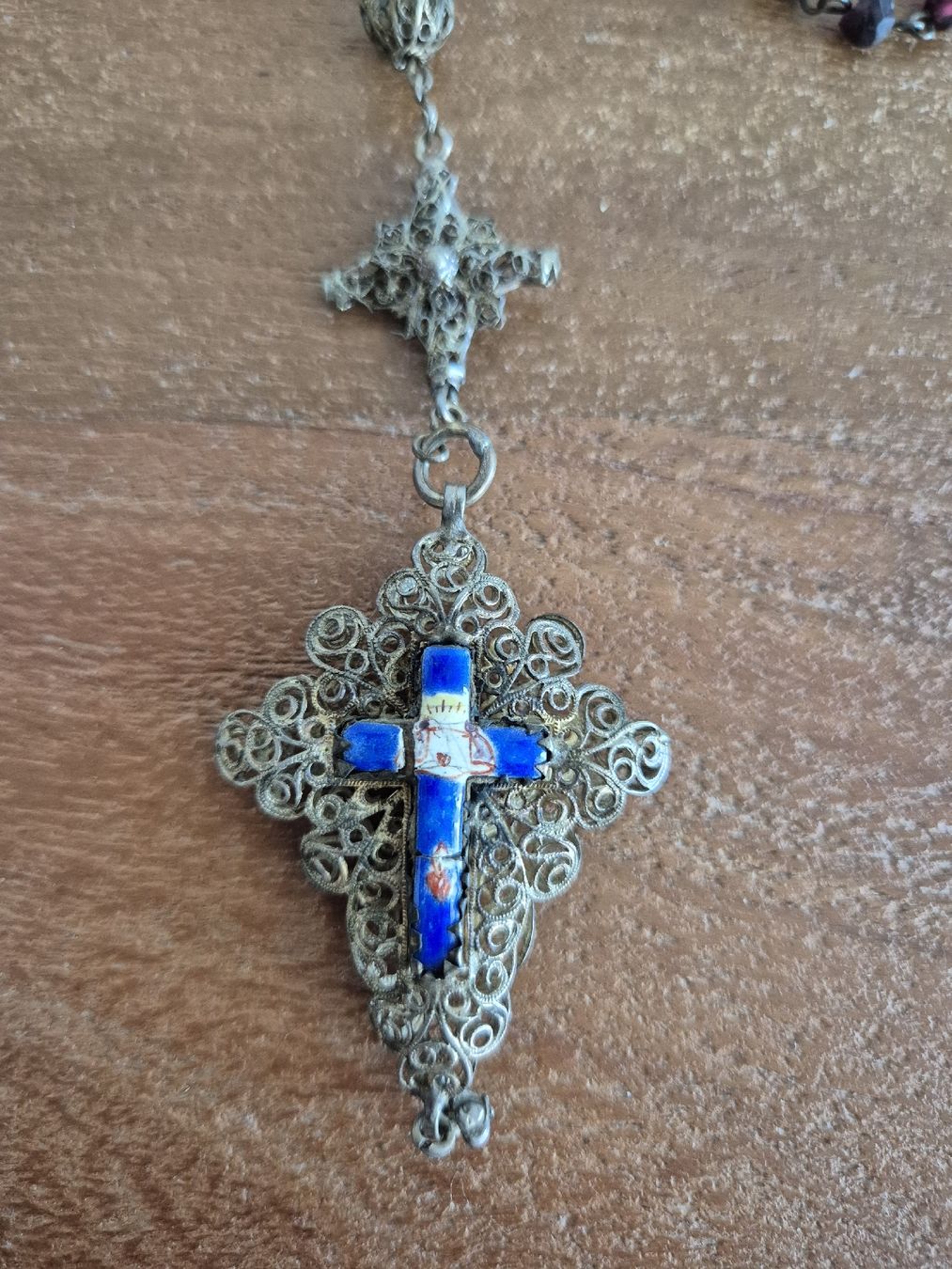 Sonstiger Schmuck: Antiker Filigran Granat Rosenkranz Nr.1 – Gebraucht aus Zürich von Dalema13 4