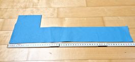 Leder hellblau (echtes Nappa Rindsleder)  hellblau