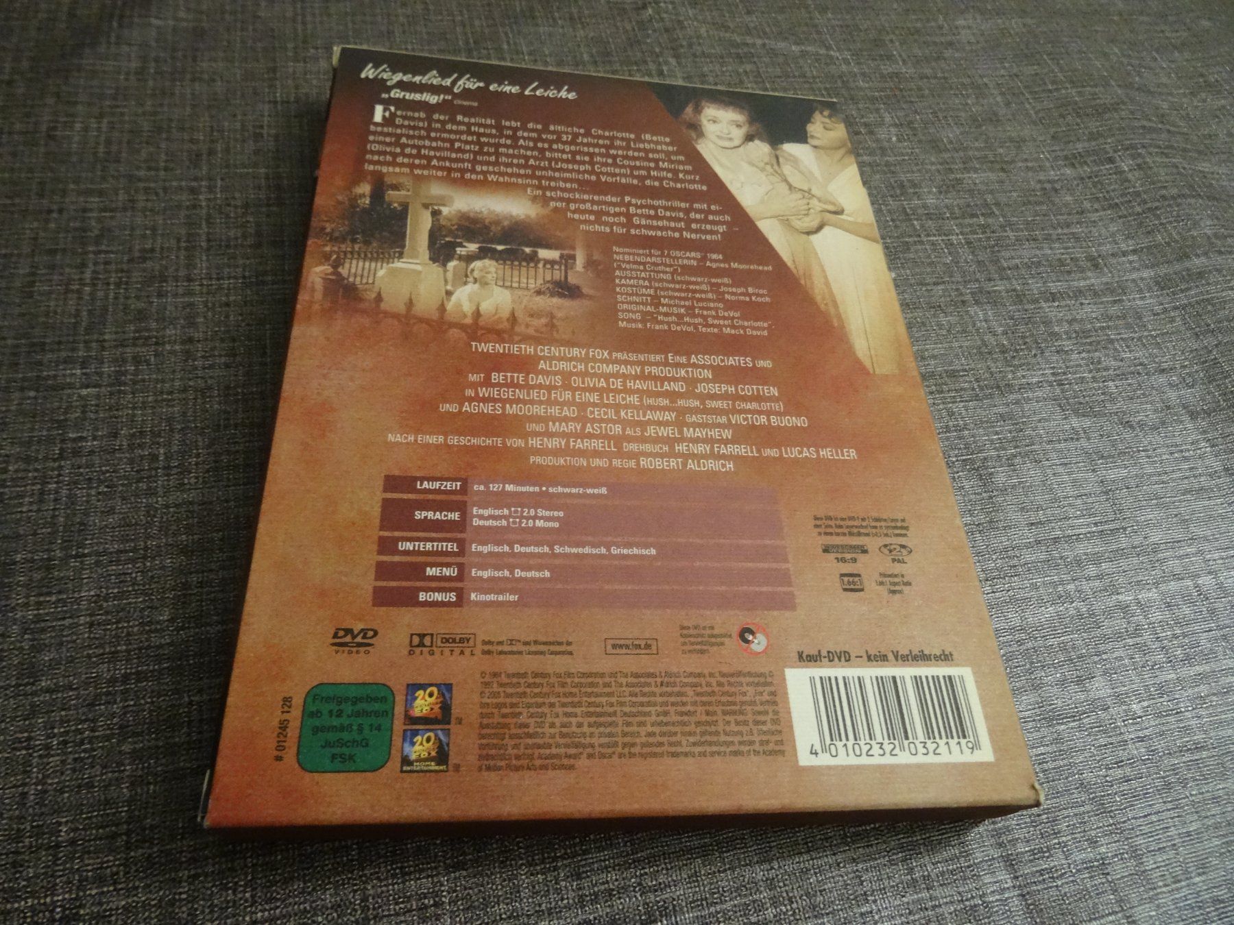 Alle DVDs: Wiegenlied für eine Leiche DVD – Gebraucht aus Olten von Disc-Verkauf 1