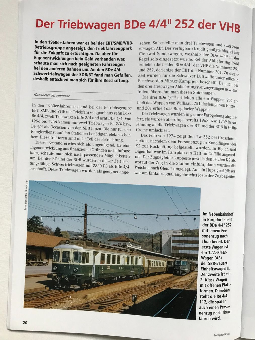 Riviste & Magazine: Semaphor Klassiker der Eisenbahn, Nr.82, Sommer 2024 – Usato da Köniz venduto da vasco013 6