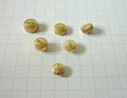 Lot Vintage BULOVA Kronen - Krone Uhr goldfarben