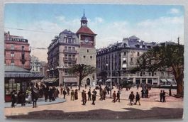 Genève - Place Bel-Air et Tour de l' Ile