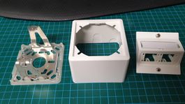 AP-Netzwerk Feller EDIZIO.due schräg Ausgang ,2×RJ45 (leer)