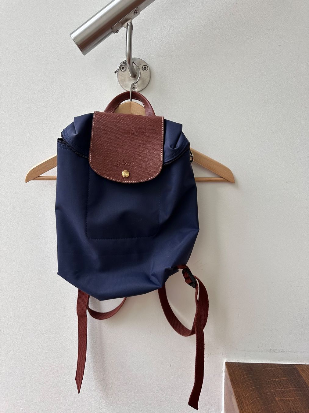 Longchamp Rucksäcke: Rucksack Longchamp blau – Gebraucht aus Niederuzwil von lara_123