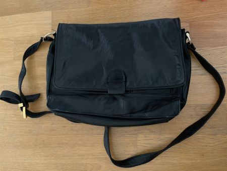 Sac la Bagagerie noir cuir souple