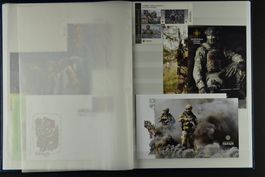 UKRAINE, SCHÖNER MODERNER POSTEN 3 EINSTECKALBEN 1996-2023