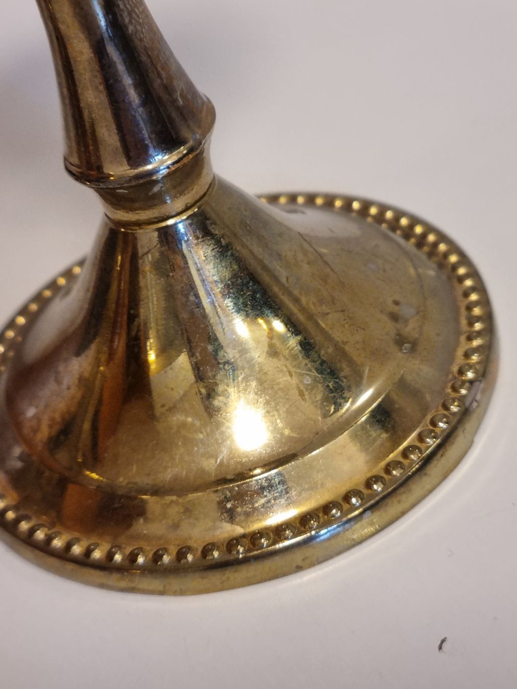 Portacandele: Paar Vintage Kerzenständer messingfarben 14 cm – Usato da Scharnachtal venduto da devin03 7