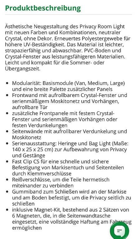 Fiamma Zelte: Fiamma Privacy Room Markisenvorzelt – Gebraucht aus Au von midi02 2