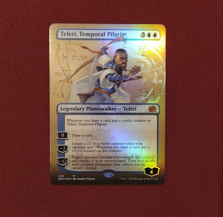 MTG - Brothers War - Teferi, Temporal Pilgrim Foil Variant