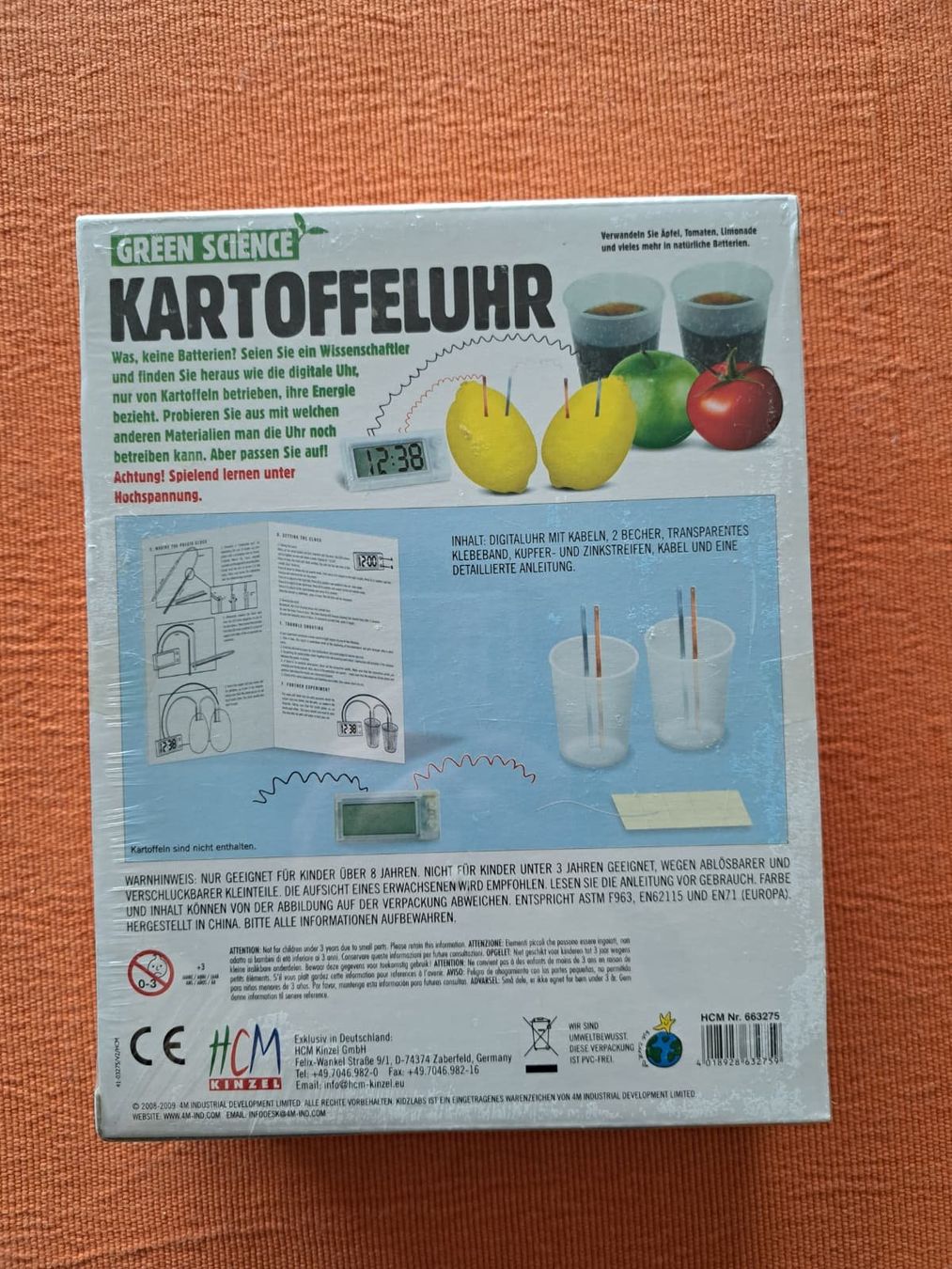 Kit bricolage: Kartoffeluhr – Nuovo e nell'imballaggio originale da Biel-Benken BL venduto da Salomonssiegel 1