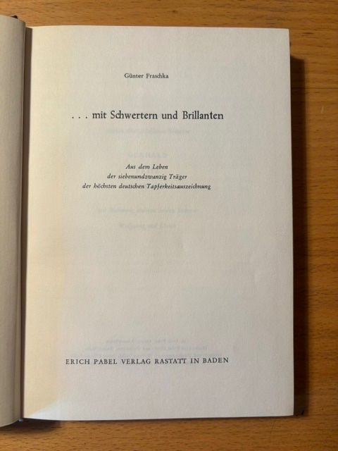 Livres: Sachbuch: Mit Schwertern und Brillanten – D'occasion à Seon par retep012 1