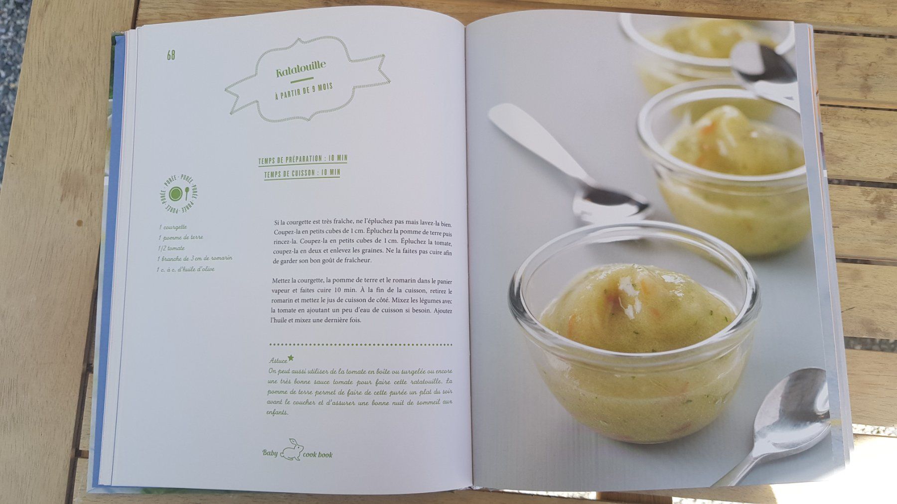 Bücher: Baby Cook - 100 purées soupes & compotes – Gebraucht aus Fully von Minouchka 3
