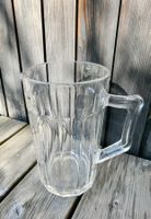 50er Jahre Originaler Pressglas Glaskrug, Saftkrug