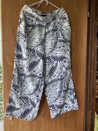 100% Leinenhose von Tahari Gr L