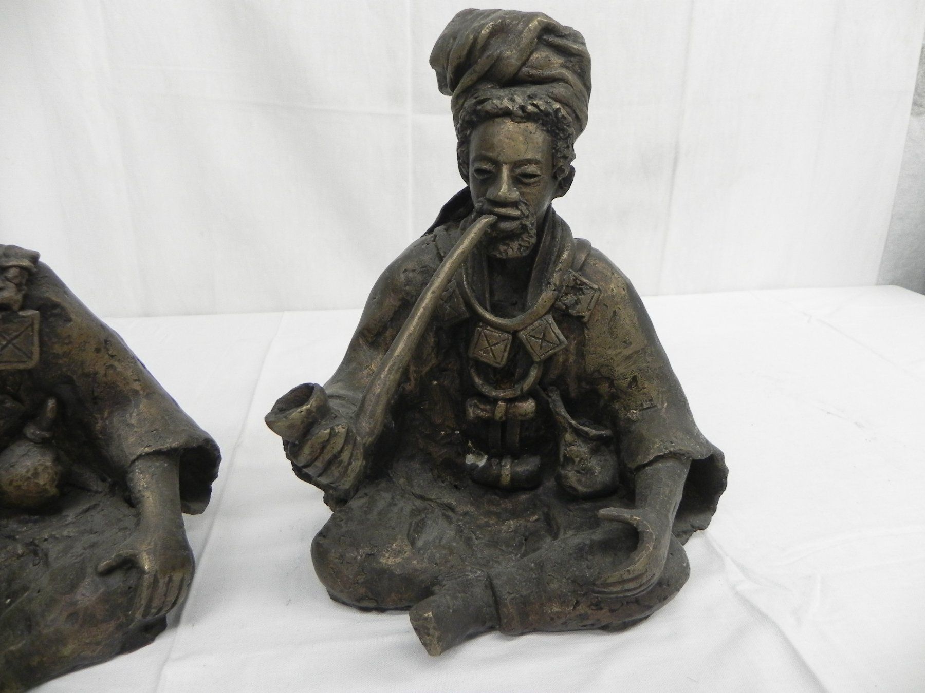 Statuette: 2 Bronze Figuren Tuareg – Usato da Basel venduto da sellout007 1