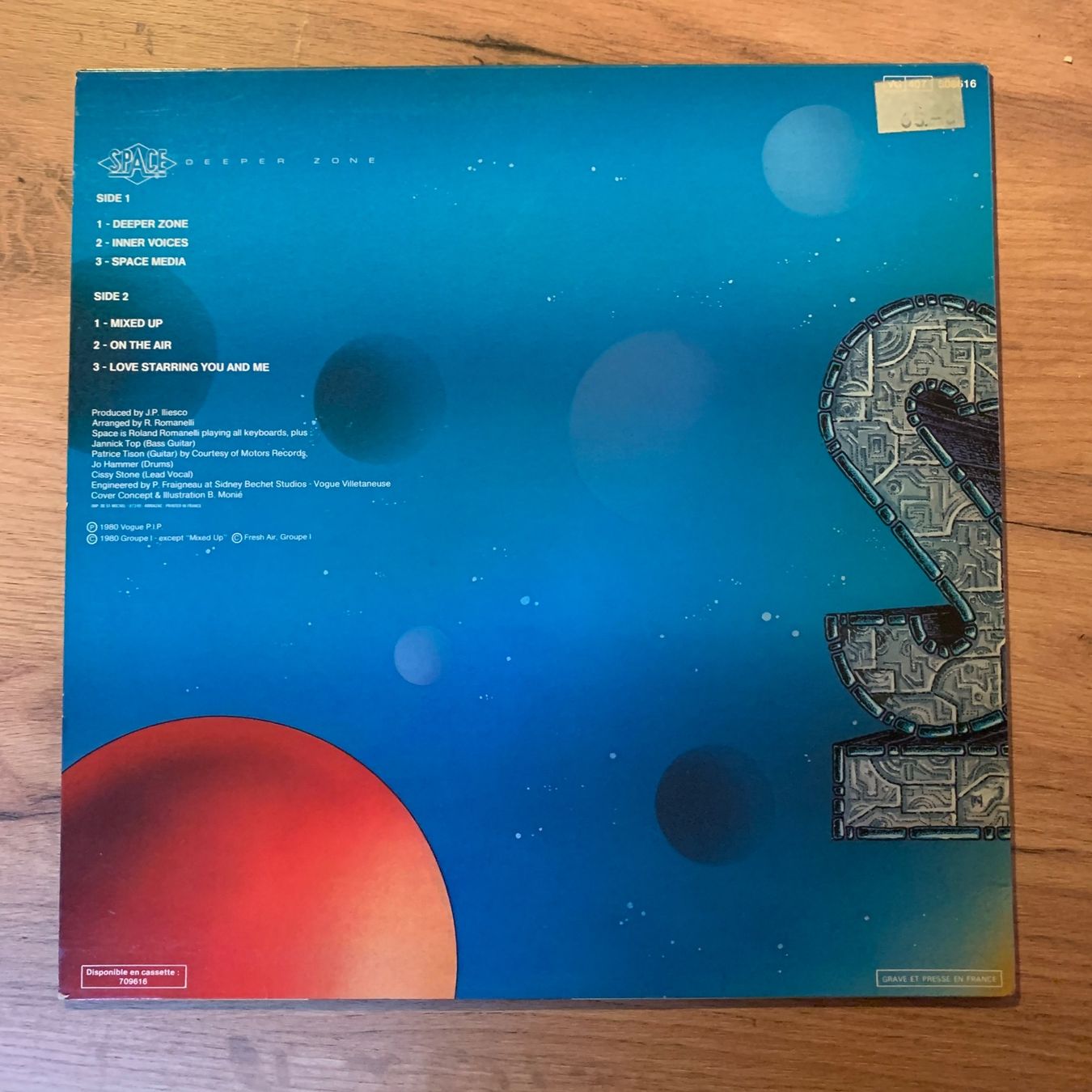 Dischi in vinile: Space – Deeper Zone...OG FR 1980...VG+/VG+ – Usato da Gals venduto da Diskopatshop 1