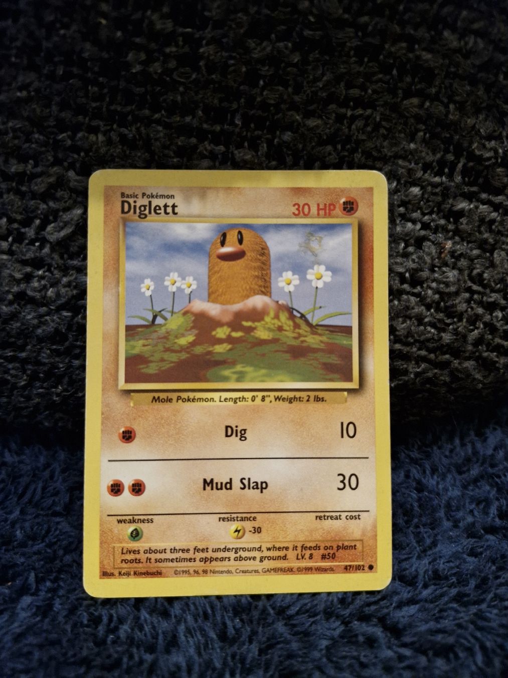 Pokémon Sammelbilder & Trading cards: Pokemon Karte - Diglett - 47/102 - Base Set 1999 – Gebraucht aus Muri AG von endless88