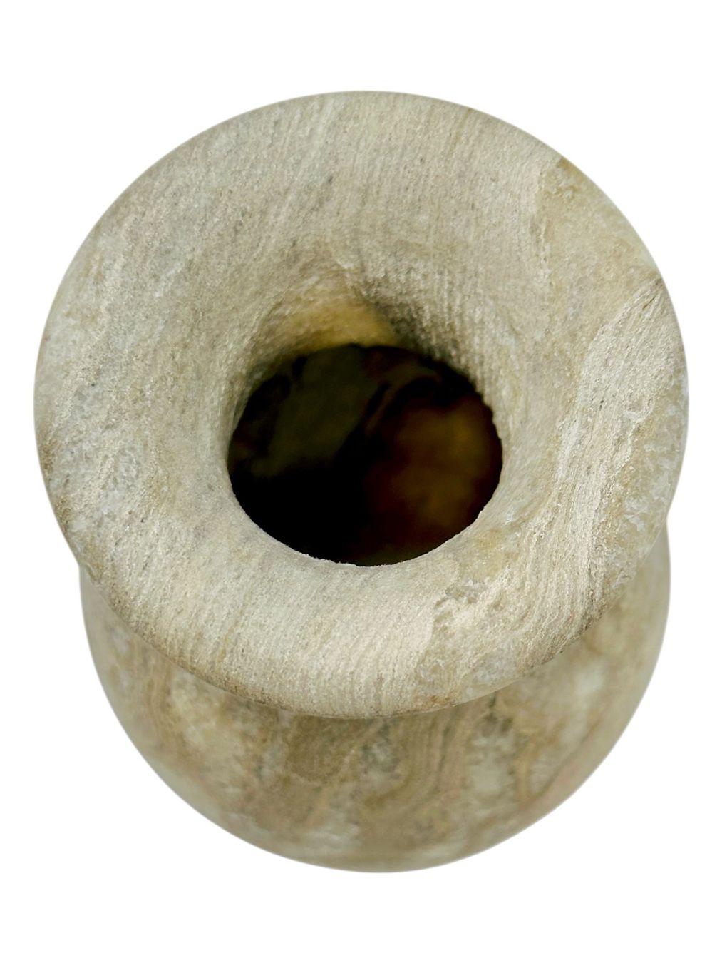 Vasi & Recipienti: Ancien vase en marbre beige – Usato da Morges venduto da vintiques 6