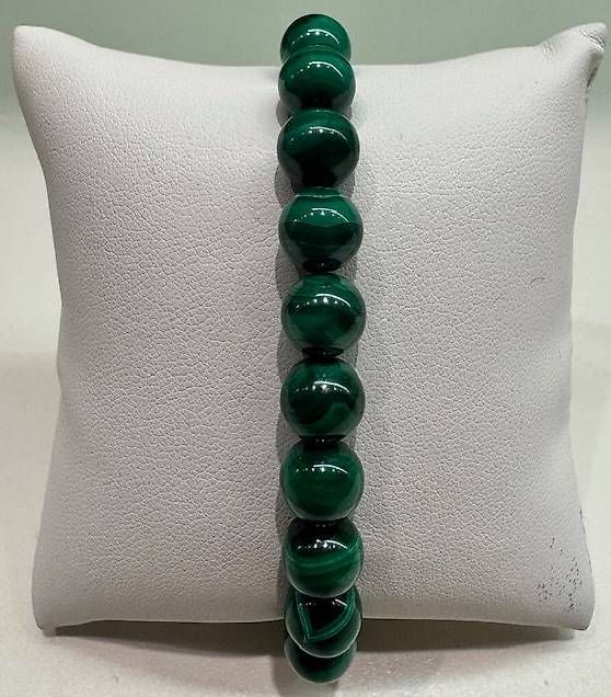 Armbänder & -reifen: BRACELET BOULES ENBOULES DE MALACHITE NEUF  – Gebraucht aus Genève von theo-zb2m